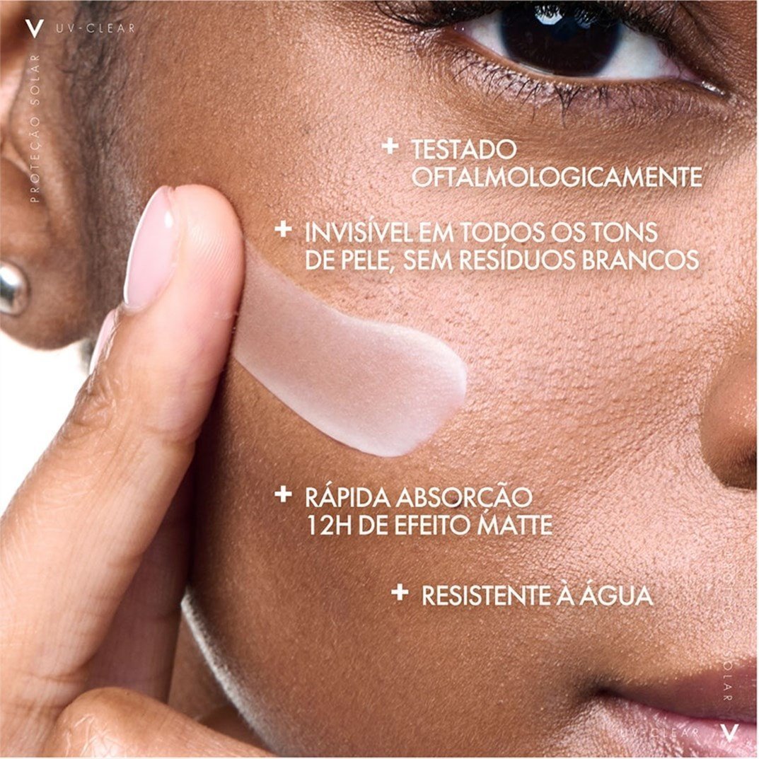 Protetor Solar Facial UV Clear FPS60 40g - Imagem 7